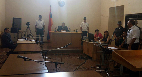 A trial of the case of the Avetisyan family. Photo:  © Sputnik/ Armenuhi Mkhoyan http://ru.armeniasputnik.am/incidents/20160812/4637214.html