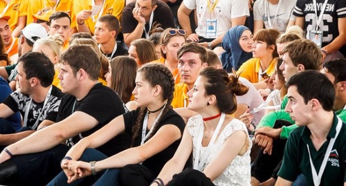 The participants of the forum "Mashuk-2016". Photo from the official page of the forum on "VKontakte", Vk.com/forum_mashuk
