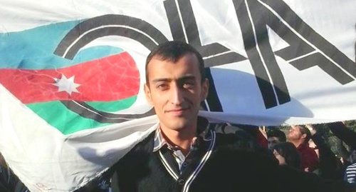 Fuad Akhmedli. Photo from activist's Facebook account, facebook.com/bugundebelegetdi