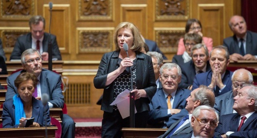 The French Senate session. Photo: Facebook.com/senat.fr