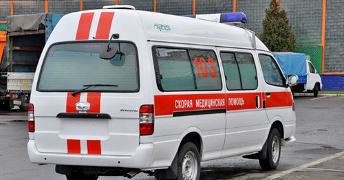 Ambulance car. Photo: http://www.riadagestan.ru/