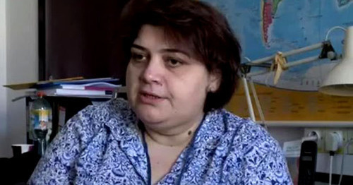Khadija Ismayilova. Photo from a video by the user Polskie Radio https://www.youtube.com/watch?v=ccI32ZIkiq4