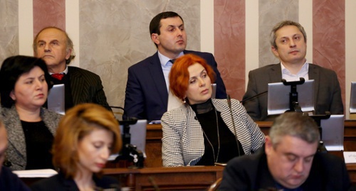 The Deputies of Tbilisi Self-Government during the debates on city budget. Photo: Tbsakrebulo.gov.ge