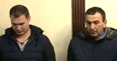 Two Chechen natives, who, imitating Ramzan Kadyrov's voice, tried to extort money from a businessman from Surgut into the Akhmat Kadyrov’s Fund. Screenshot of video: https://www.youtube.com/watch?v=IyyMSkxbRtA