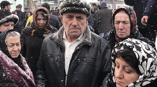 A rally of the Dagestani residents. January 2017. Photo by Patimat Makhmudova for the "Caucasian Knot"