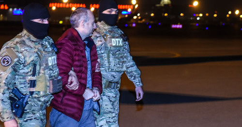 Alexander Lapshin is extradited to Azerbaijan. Baku, February 7, 2017. Photo by Aziz Karimov for the "Caucasian Knot"
