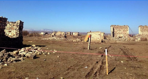 The ruins of the village of Chodjuk Mardjanly. Photo by Faik Medzhid for the "Caucasian Knot"