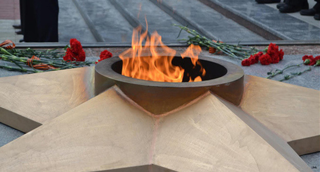 "Eternal fire" at the memorial in Sochi. Photo by Svetlana Kravchenko for the "Caucasian Knot"
