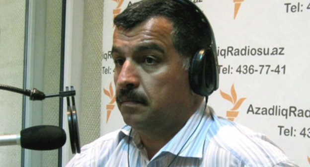 Head of NGO "Military Journalists" Uzeir Jafarov. Photo: RFE/RL