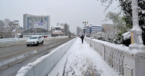 The bridge under which the body of Nadezhda Degtereva was found. Sochi. Photo by Svetlana Kravchenko for the "Caucasian Knot"