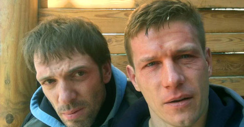 Andrei Kostyanov (left) and Sergey Khazov-Kassia. Photo: RFE/RL