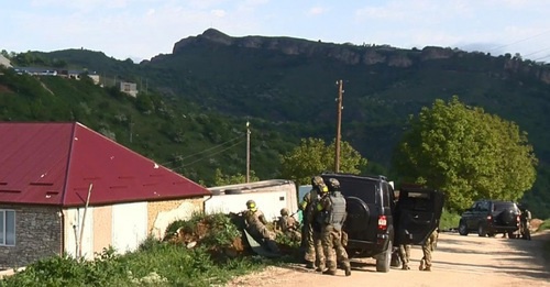 Special operation in the Dagestani village of Karamakhi. May 18, 2017. Photo: http://nac.gov.ru