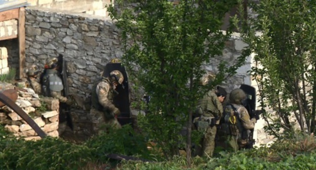 Special operation in Karamakhi, Dagestan, http://nac.gov.ru