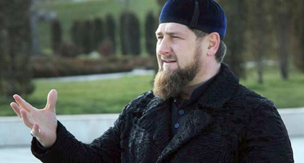 Ramzan Kadyrov. Photo from his personal page on "VKontakte" https://vk.com/ramzan