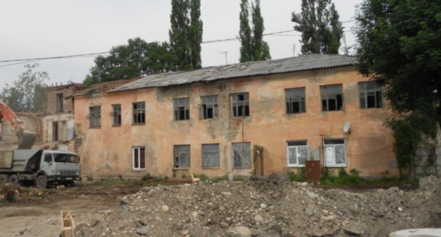 The building of the hostel in Malbakhov Street in Nalchik. Photo by Lyudmila Maratova for "Caucasian Knot"