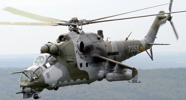 The Mi-24 helicopter. Photo: https://militaryarms.ru/voennaya-texnika/aviaciya/mi-24/