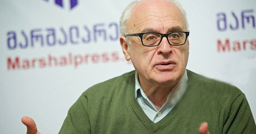 Ramaz Sakvarelidze, a political analyst from the "Club of Independent Experts". Photo Sputnik/Alexander Imedashvili