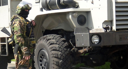 Special forces agent during CTO. Photo: http://nac.gov.ru/kontrterroristicheskie-operacii/v-hode-kto-v-kabardino-balkarii-presechena.html