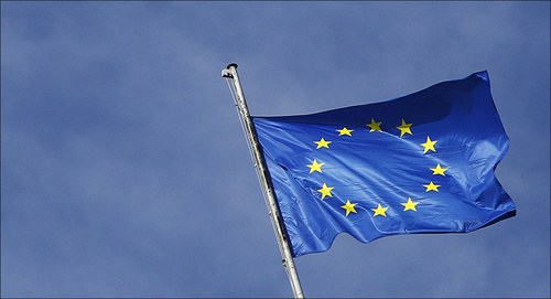 The flag of the European Union. Photo http://m.sputnik-abkhazia.ru/?_ga=1.2529911.657084581.1470122581