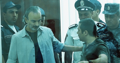 Zhirayr Sefilyan in the courtroom. Photo: Panorama.am