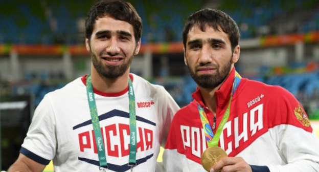 The twin brothers Khusein and Khasan Khalmurzaev. Photo: Ingushetia Online Newspaper, http://gazetaingush.ru