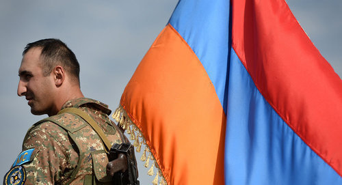 Military manoeuvres of the Collective Security Treaty Organization. Photo © Sputnik/ Maxim Blinov
https://ru.armeniasputnik.am/russia/20170714/7943600/gosduma-rf-ratificirovala-soglashenie-s-armeniej-o-gruppirovke-vojsk.html