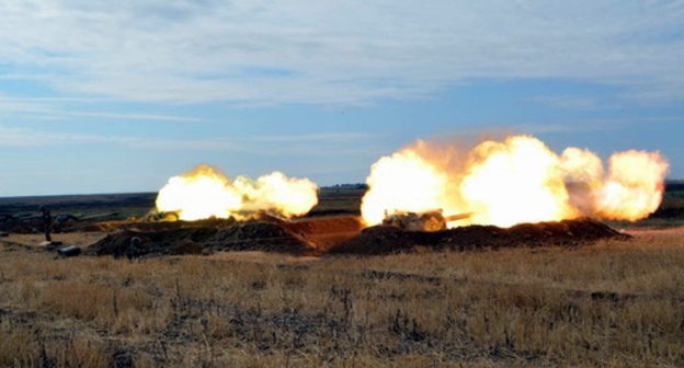 Military drills in Azerbaijan, June 2017. Photo from website of the Azerbaijani Ministry of Defence