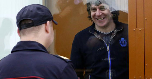 Tamerlan Eskerkhanov in the courtroom. Photo: REUTERS/Sergei Karpukhin