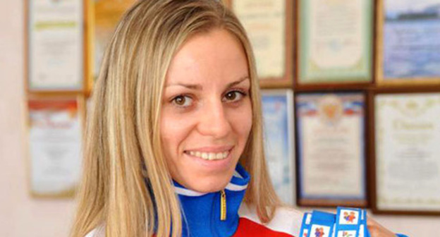 Marina Grishina, a track-and-field athlete from the Krasnodar Territory. Photo http://bloknot-krasnodar.ru/