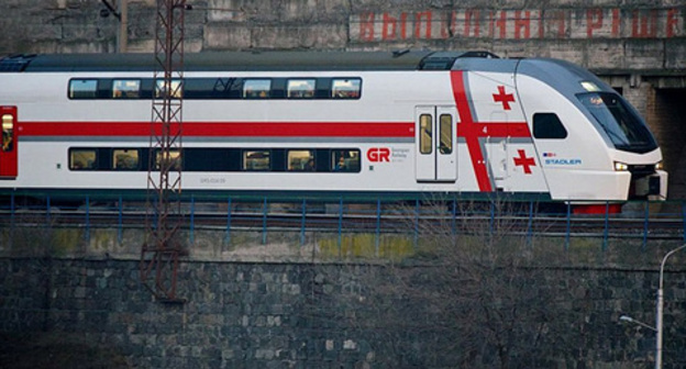 Georgian Railways train. Photo: © Sputnik / Alexander Imedashvili