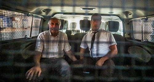 Mekhman Aliev under arrest. Photo by Aziz Karimov for the Caucasian Knot. 