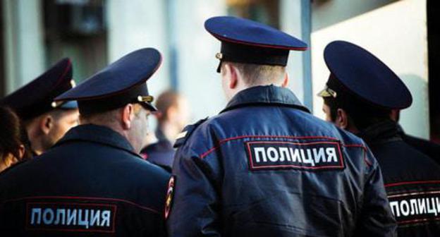 The police officers. Photo: Denis Yakovlev / Yugopolis