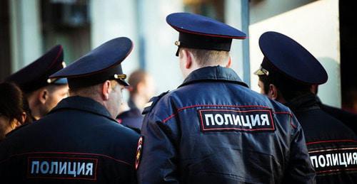The police officers. Photo: Denis Yakovlev / Yugopolis
