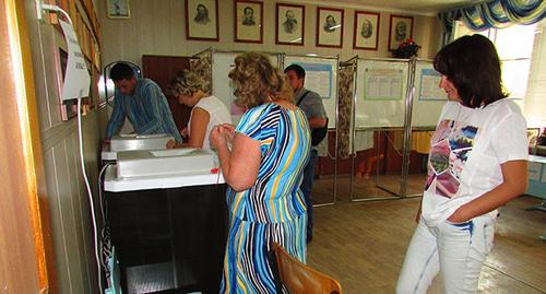 Polling station in Astrakhan. Photo by Vyacheslav Yaschenko for the Caucasian Knot. 