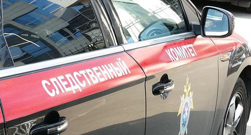An inscription on the car "The Investigating Committee". Photo by Nina Tumanova for "Caucasian Knot"