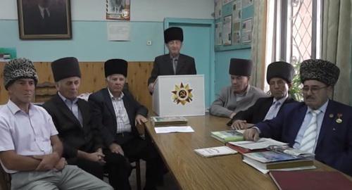 Baksan elders. Screenshot of video at: https://www.youtube.com/watch?v=4GKaLaWvHqI