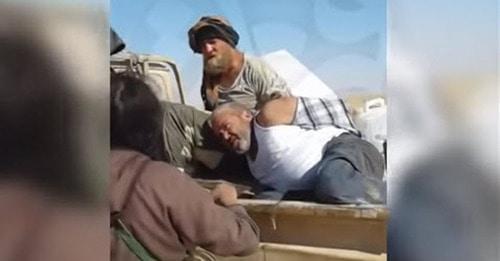 Still picture from the video showing captivity of the Cossack Roman Zabolotniy in Syria: https://www.youtube.com/watch?v=2QkDaZNGxsY