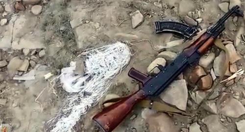 Militants' weapons discovered during CTO in Shamil District of Dagestan. Photo: http://nac.gov.ru/kontrterroristicheskie-operacii/v-dagestane-v-hode-kto-neytralizovany-dvoe.html