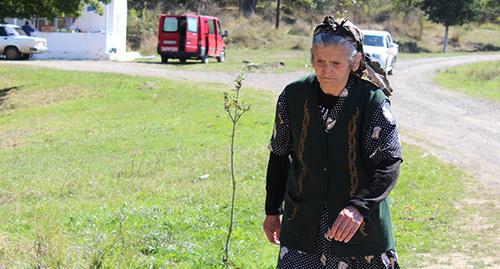 Anet, an elderly woman from the Karabakh village of Talish. Photo by Alvard Grigoryan for the "Caucasian Knot"