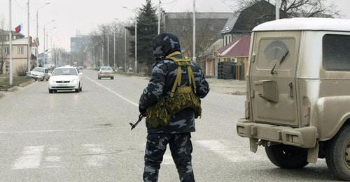 A law enforcer. Photo: REUTERS/MAXIM SHEMETOV