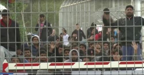 A deportation camp in Turkey. Photo: screenshot of the video by Channel One Russia