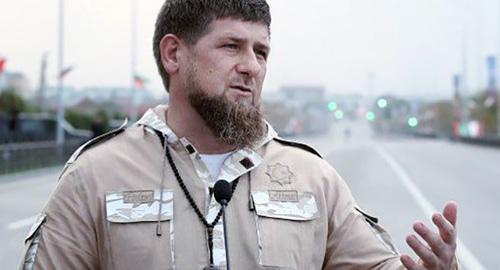 Ramzan Kadyrov. Photo from personal Vkontakte page: https://vk.com/ramzan