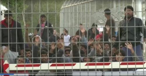 A deportation camp in Turkey. Photo: screenshot of the video of the Channel One