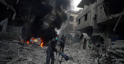 War in Syria. Damascus, January 6, 2018. Photo: REUTERS/ Bassam Khabieh