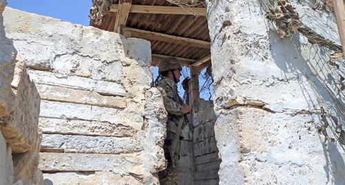 A military post. Nagorno-Karabakh. Photo by Alvard Grigoryan for the "Caucasian Knot"