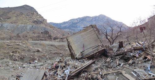 Aftermath of the special operation in the village of Vremenny, Dagestan. Photo: press service of HRC 'Memorial', https://memohrc.org/ru/news/dagestan-itogi-specoperacii-v-poselke-vremennyy-foto