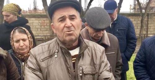 Gasanbek Shikhakhmedov, father of disappeared Aslan Shikhakhmedov, February 11, 2018. Photo by Patimat Makhmudova for the Caucasian Knot.  