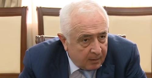 Ibragim Kazibekov, Minister of Construction, Architecture and Housing of Dagestan. Screenshot of video posted by ‘Dagestan’ TV company YouTube channel. 