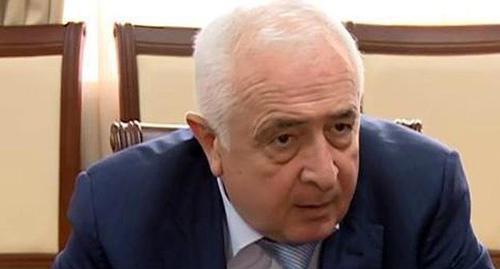 Minister of Construction of Dagestan Ibragim Kazibekov. Screenshot from YouTube Channel of 'Dagestan' TV Company 