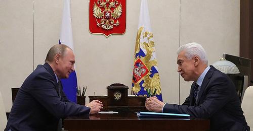 Vladimir Putin (left) meets with Vladimir Vasiliev. Photo: press service of the Administration of Russian President, http://kremlin.ru